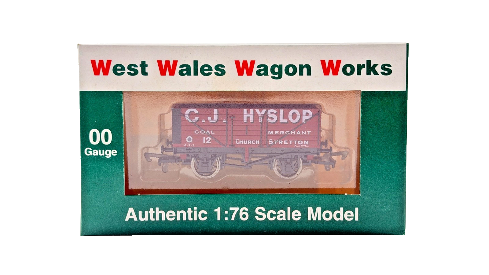 DAPOL 00 GAUGE - C.J. HYSLOP COAL MERCHANT CHURCH STRETTON 12 (LIMITED EDITION)