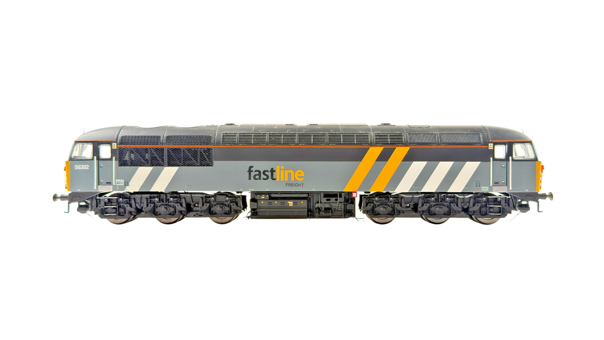 HORNBY OO GAUGE - R2776 - CLASS 56 DIESEL 56302 FASTLINE FREIGHT RAIL EXPRESS