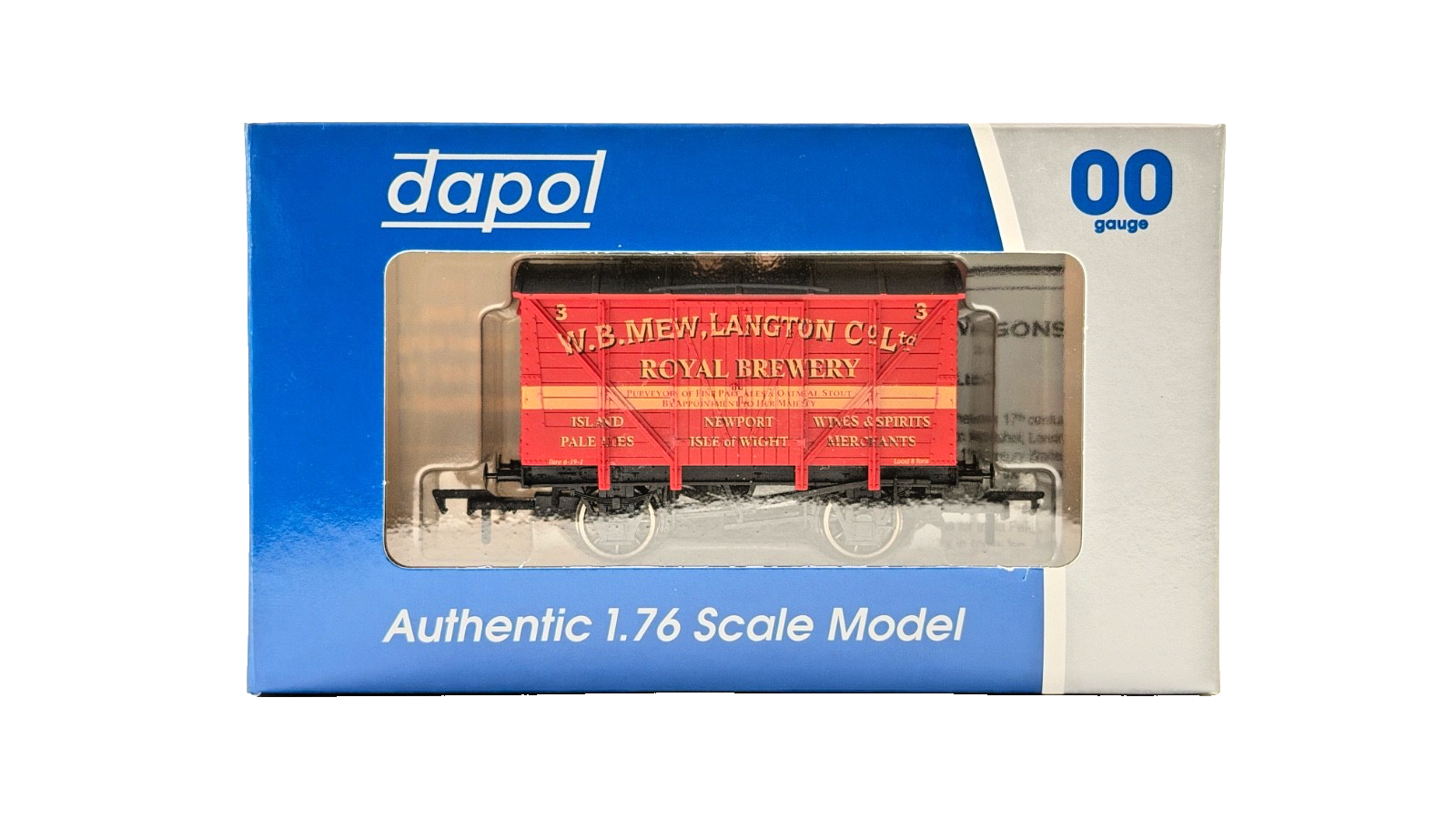 DAPOL 00 GAUGE - W.B. MEW LANGTON ROYAL BREWERY ISLE OF WIGHT (LIMITED EDITION)