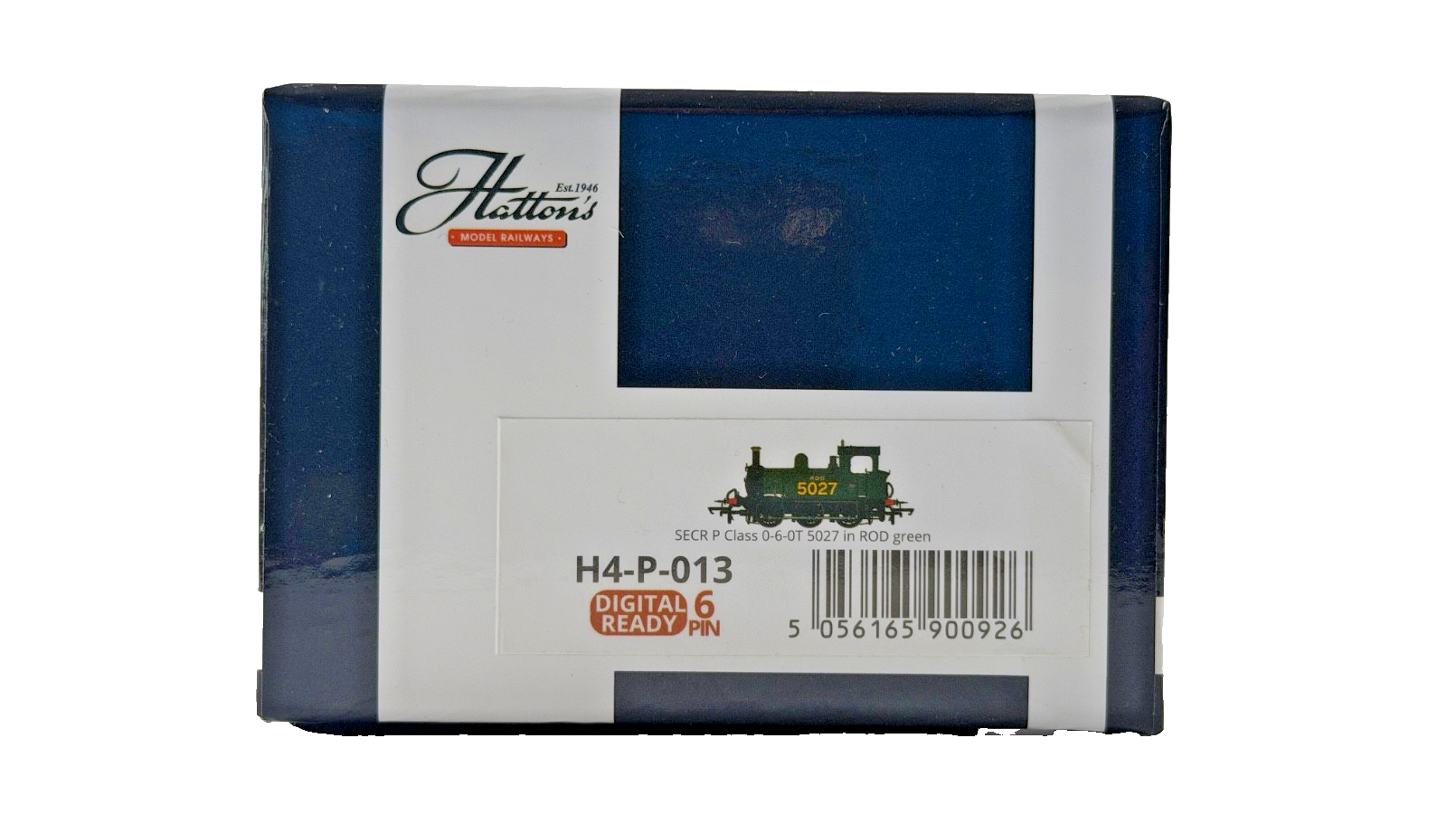 HATTONS OO GAUGE - H4-P-013 - SECR P CLASS 0-6-0T 5027 ROD GREEN LIVERY BOXED