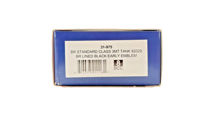 BACHMANN OO GAUGE - 31-975 - BR STANDARD CLASS 3MT TANK 82029 BR BLACK DCC SOUND