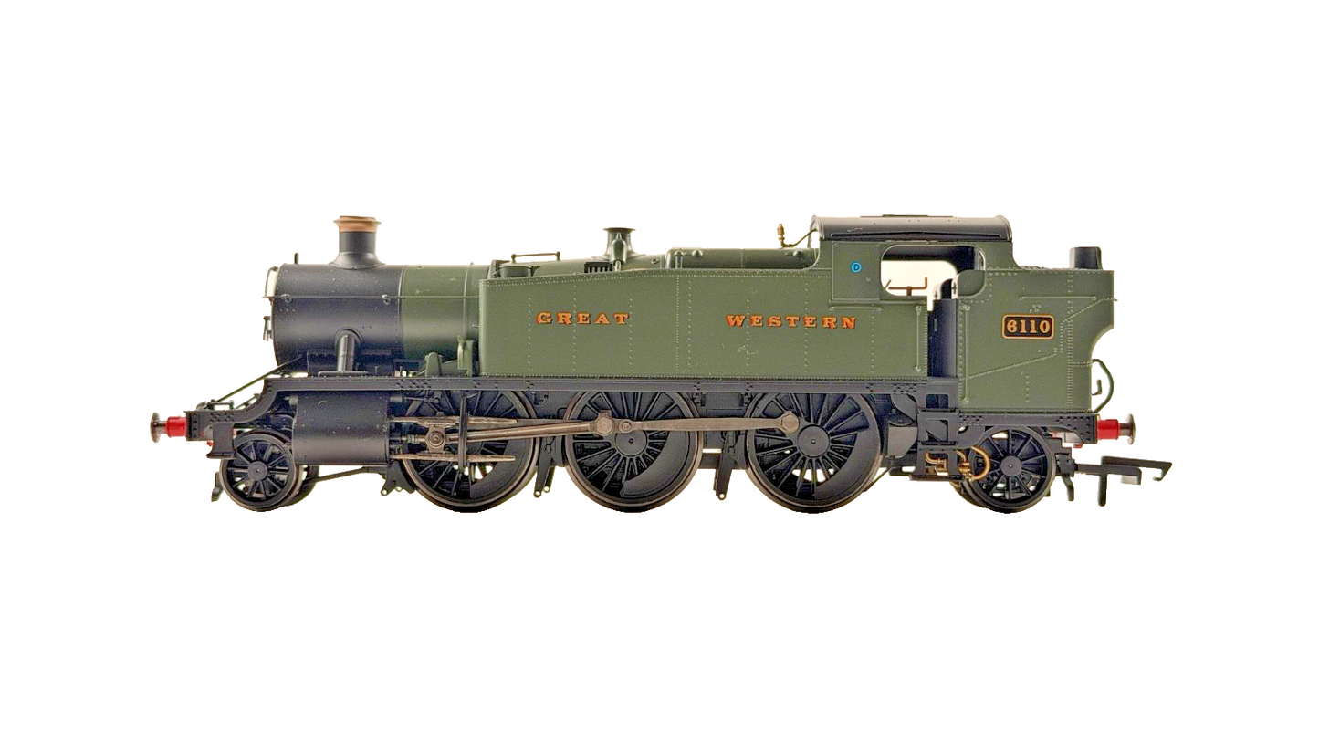HORNBY OO GAUGE - R3721X - GWR GREAT WESTERN GREEN CLASS 61XX LARGE PRAIRIE 6110