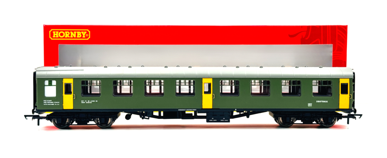 HORNBY 00 GAUGE - R40006 - BALLAST CLEANER STAFF MK1 CORRIDOR 2ND CLASS COACH