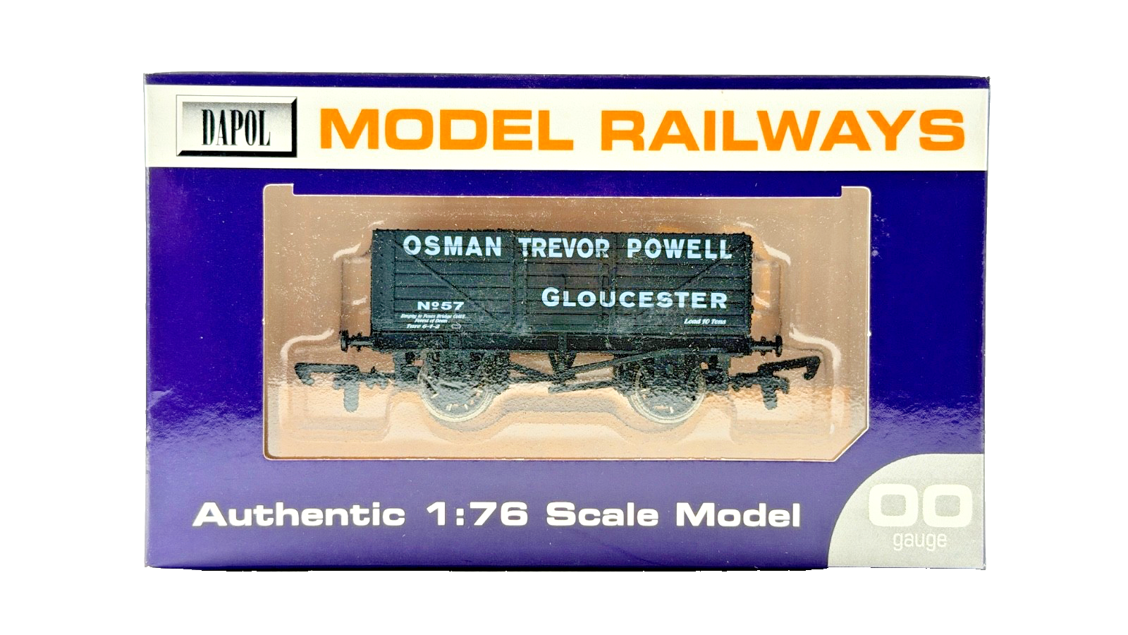 DAPOL 00 GAUGE - OSMAN TREVOR POWELL GLOUCESTER WAGON NO.57 (LIMITED EDITION)