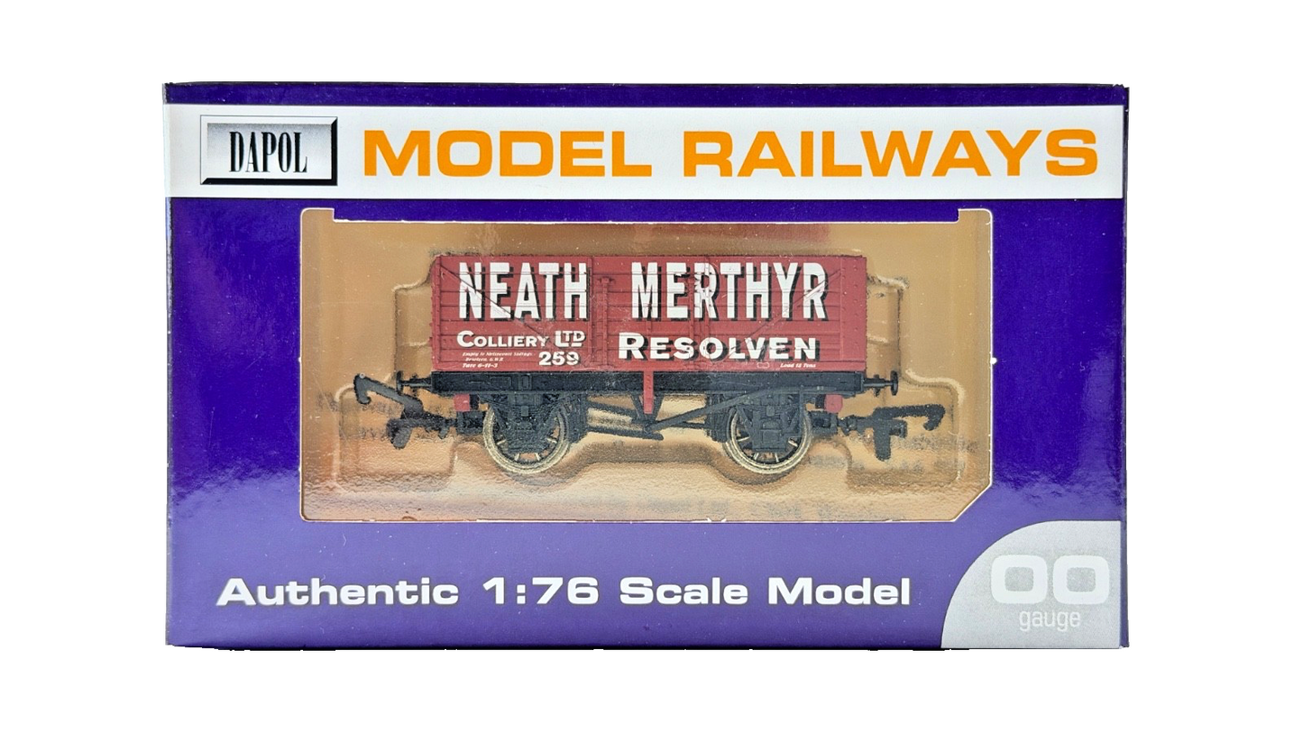 DAPOL 00 GAUGE - NEATH MERTHYR COLLIERY RESOLVEN WAGON 259 (LIMITED EDITION)