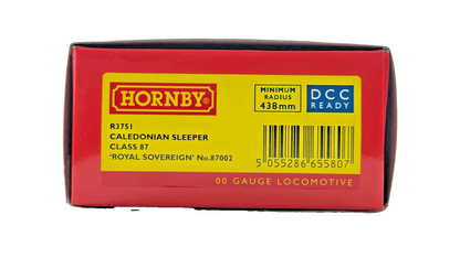 HORNBY OO GAUGE - R3751 - CLASS 87 CALEDONIAN SLEEPER LOCO 87002 ROVAL SOVEREIGN