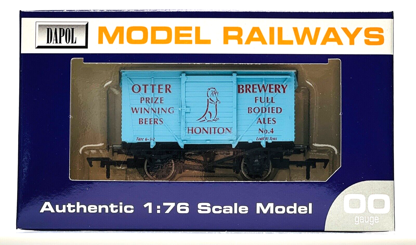 DAPOL 00 GAUGE - OTTER BREWERY BEERS ALES HONITON VENT VAN NO.4 (BUFFERS LTD ED)