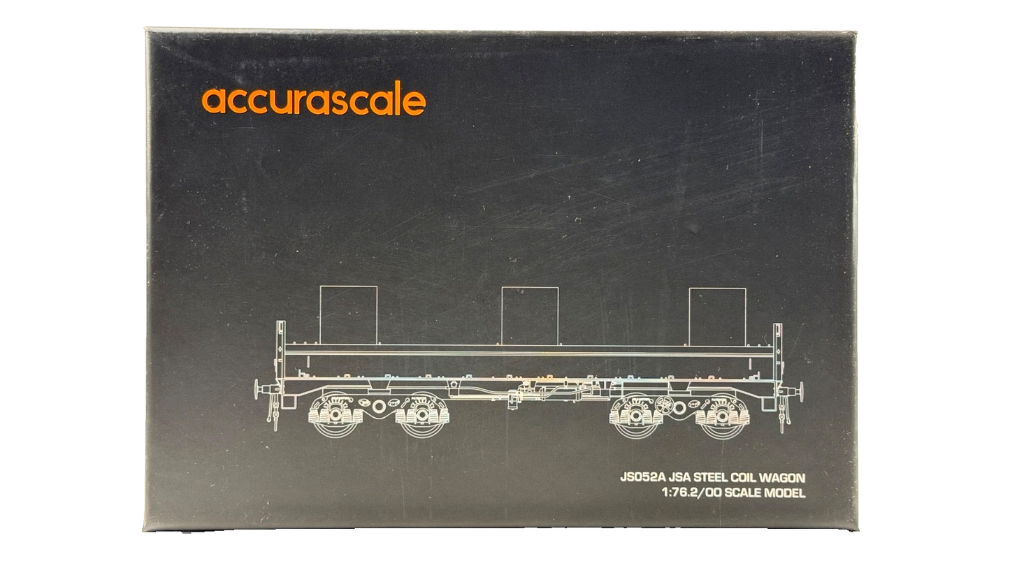ACCURASCALE OO GAUGE - ACC2133-VTG-2 - JSA STEEL COIL WAGON VTG TWIN PACK