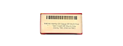 HORNBY OO GAUGE - R4614A - BR MK2A 1ST CLASS OPEN COACH BLUE GREY TMC WEATHERED
