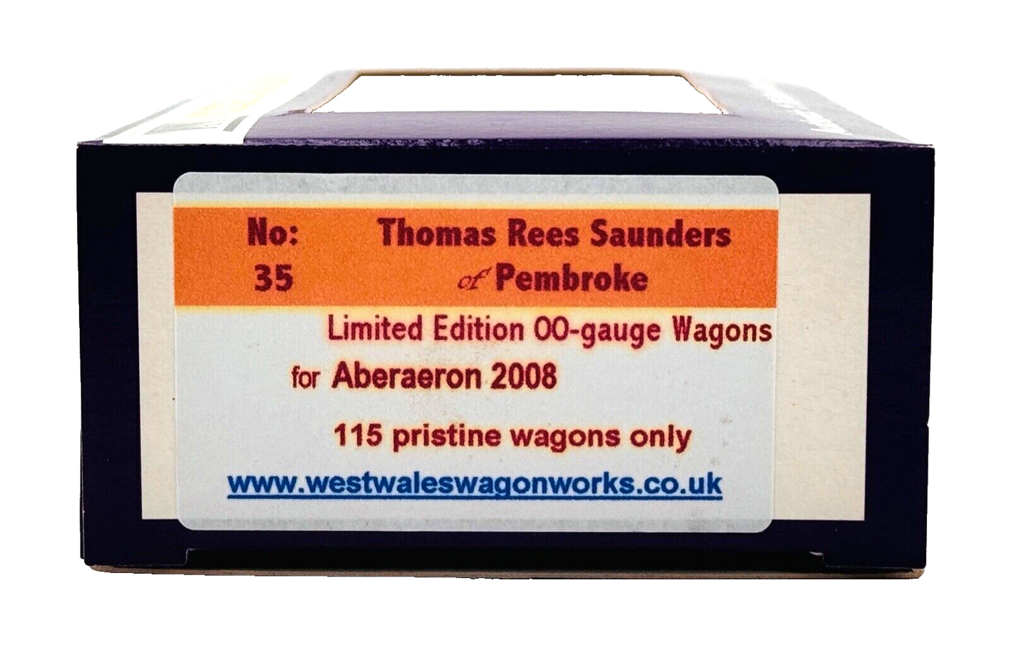 DAPOL 00 GAUGE - THOMAS REES SAUNDERS COAL MERCHANTS NO.6 (LIMITED EDITION)