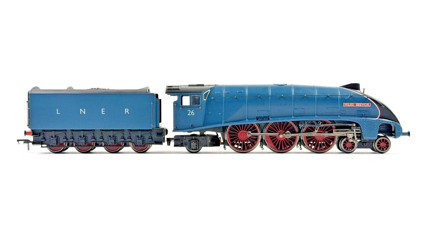 BACHMANN 00 GAUGE - 31-959 - CLASS A4 MILES BEEVOR LNER GARTER BLUE NO.26 BOXED