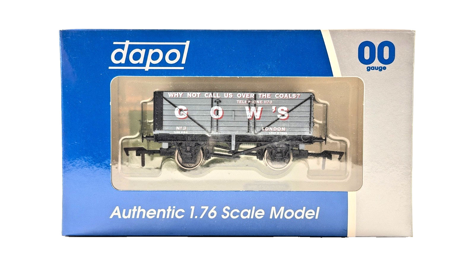 DAPOL 00 GAUGE - GOWS WHY NOT CALL US OVER THE COALS? LONDON 3 (LIMITED EDITION)