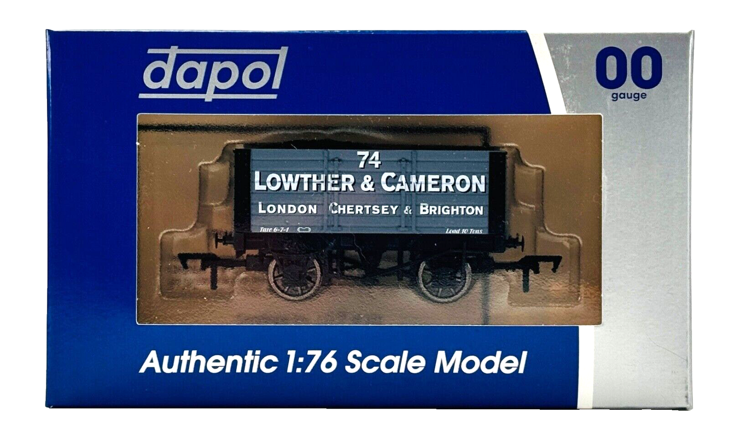 DAPOL 00 GAUGE - LOWTHER & CAMERON LONDON CHERTSEY BRIGHTON 74 (WESSEX WAGONS)