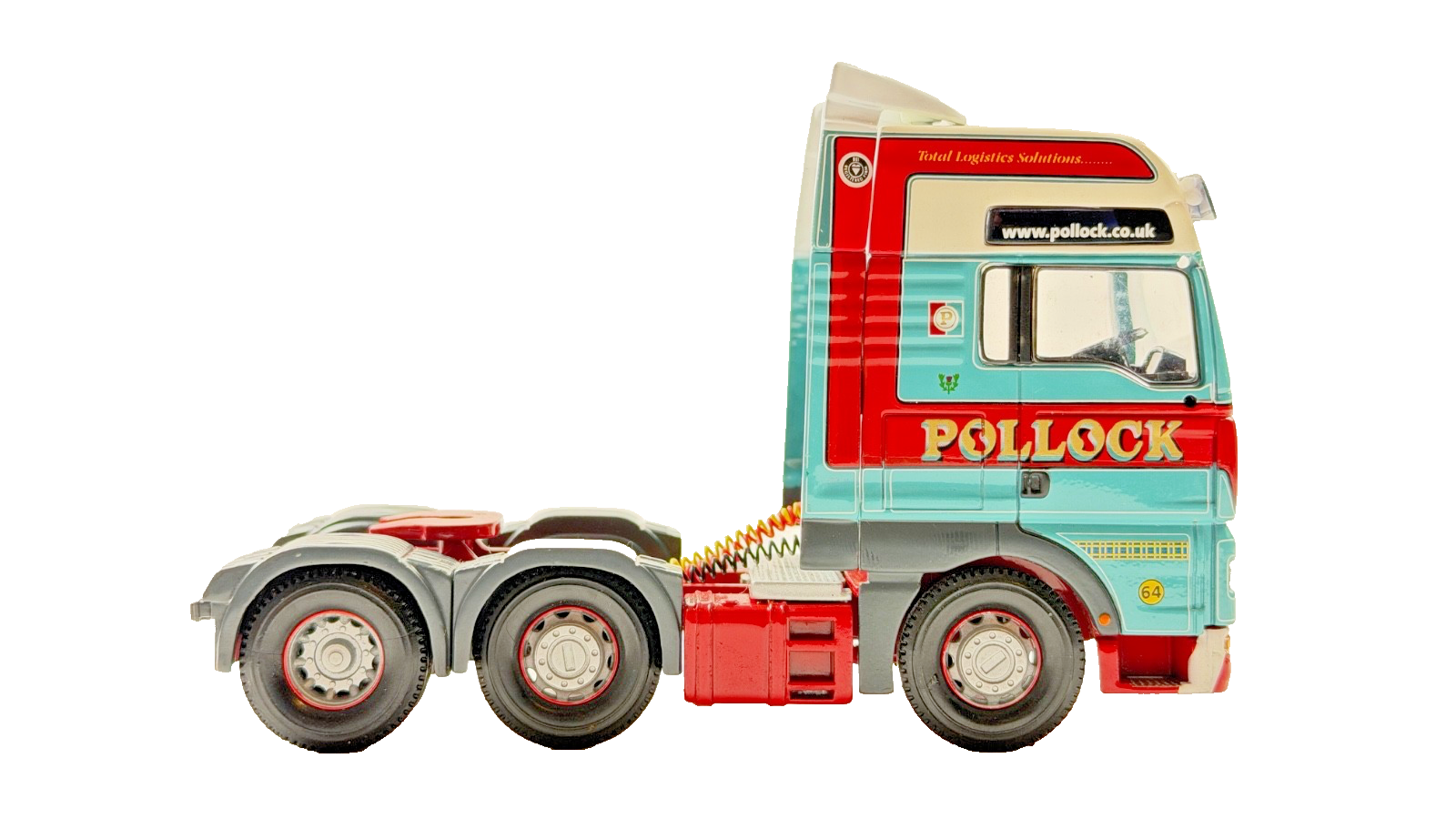 CORGI 1/50 SCALE POLLOCK (SCOTRANS) MAN TGA XXL 6X2 TRACTOR UNIT UNBOXED