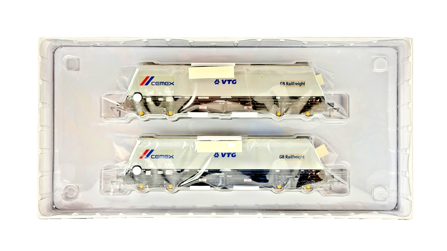 ACCURASCALE OO GAUGE - ACC2641CEM2 - CUTDOWN HYA PACK GBRF CEMEX VTG TWIN PACK