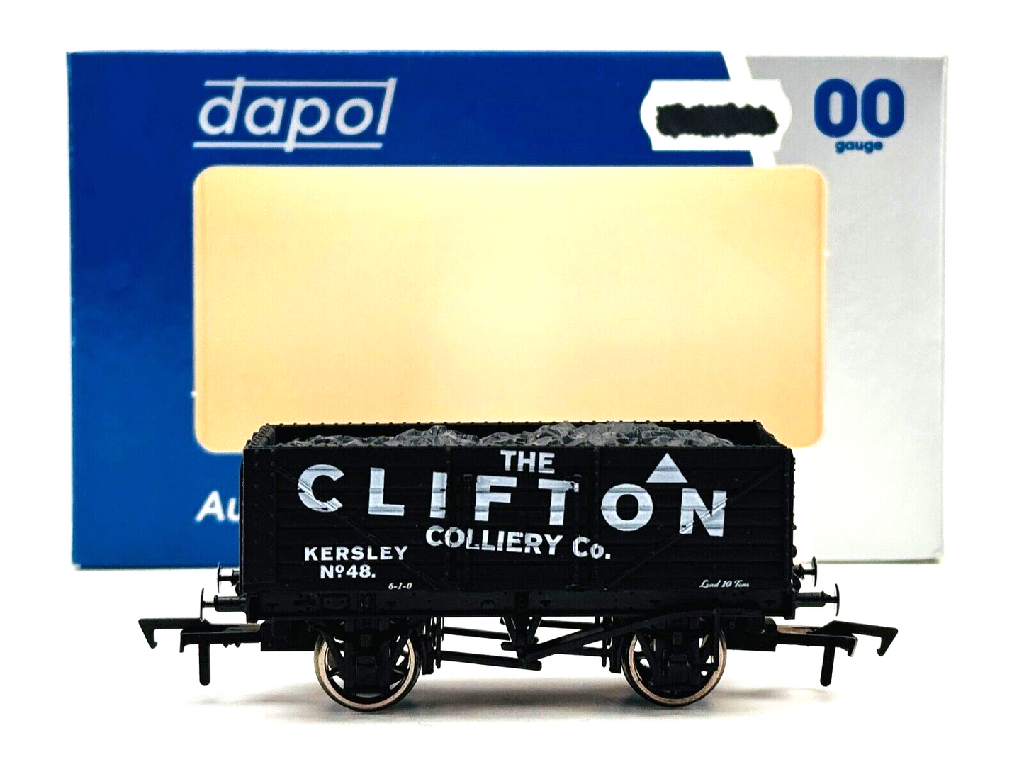 DAPOL 00 GAUGE - CLIFTON COLLIERY COMPANY KERSLEY WAGON NO.48 (LIMITED EDITION)