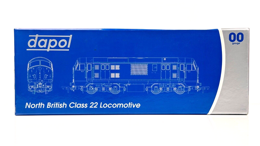 DAPOL 00 GAUGE - 4D-012-002 - CLASS 22 DIESEL LOCOMOTIVE BR GREEN D6327 - BOXED