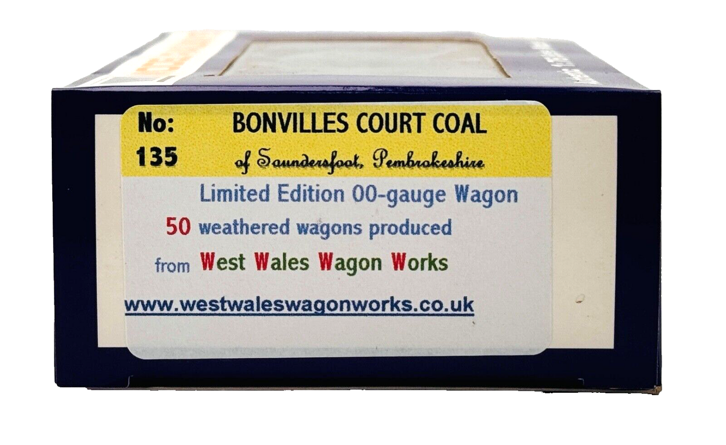 DAPOL 00 GAUGE - BONVILLES COURT COAL PEMBROKESHIRE NO.13 (W) (LIMITED EDITION)