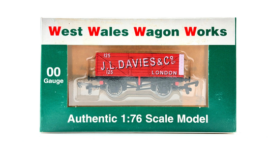 DAPOL 00 GAUGE - J.L DAVIES & CO LONDON PLANK WAGON NO.125 (LIMITED EDITION)