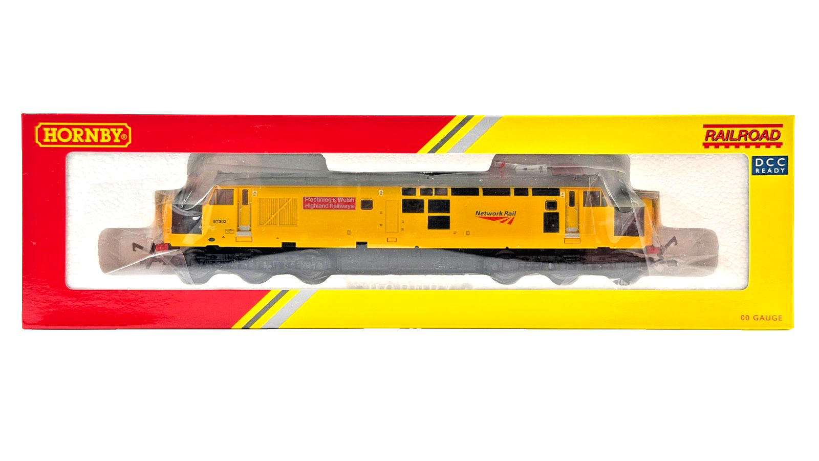 HORNBY OO GAUGE - R30044 - NETWORK RAIL CLASS 37 FFESTINIOG WELSH RAILWAYS 97302