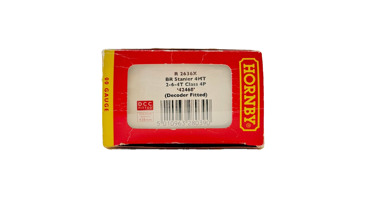 HORNBY OO GAUGE - R2636X - BR BLACK STANIER 4MT 2-6-4T CLASS 4P 42468 DCC FITTED
