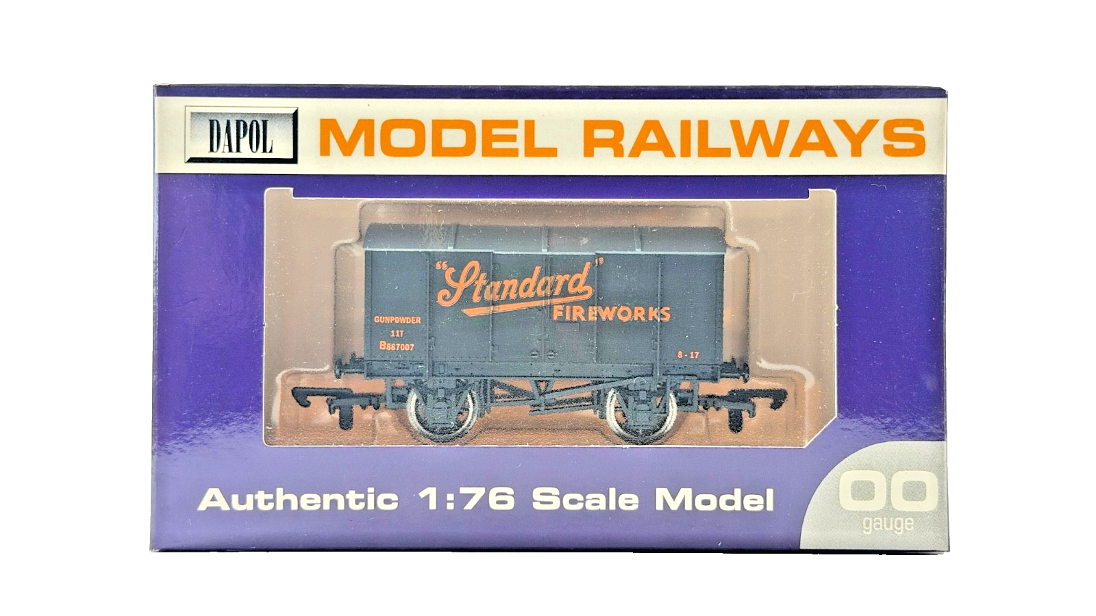 DAPOL 00 GAUGE - STANDARD FIREWORKS GUNPOWDER VAN BLACK WRENN (LIMITED EDITION)