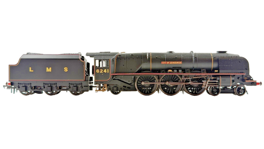 HORNBY OO GAUGE - R3681 - LMS BLACK PRINCESS CORONATION CITY OF EDINBURGH 6241