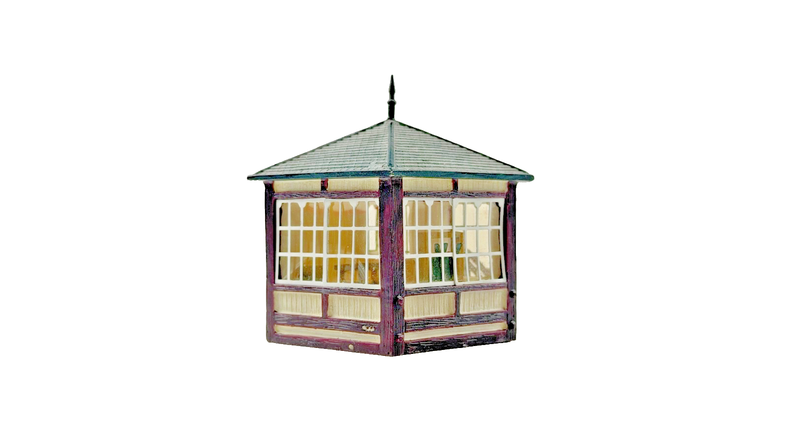 HORNBY SKALEDALE OO GAUGE - R8589 - LEVEL CROSSING SIGNAL BOX - UNBOXED