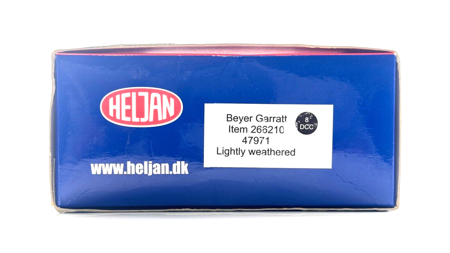 HELJAN 00 GAUGE - 266210 - BEYER GARRATT BR BLACK 47971 WEATHERED - BOXED