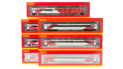 HORNBY OO GAUGE - RAKE OF LNER HST MK3 PASSENGER COACHES X 7 BOXED
