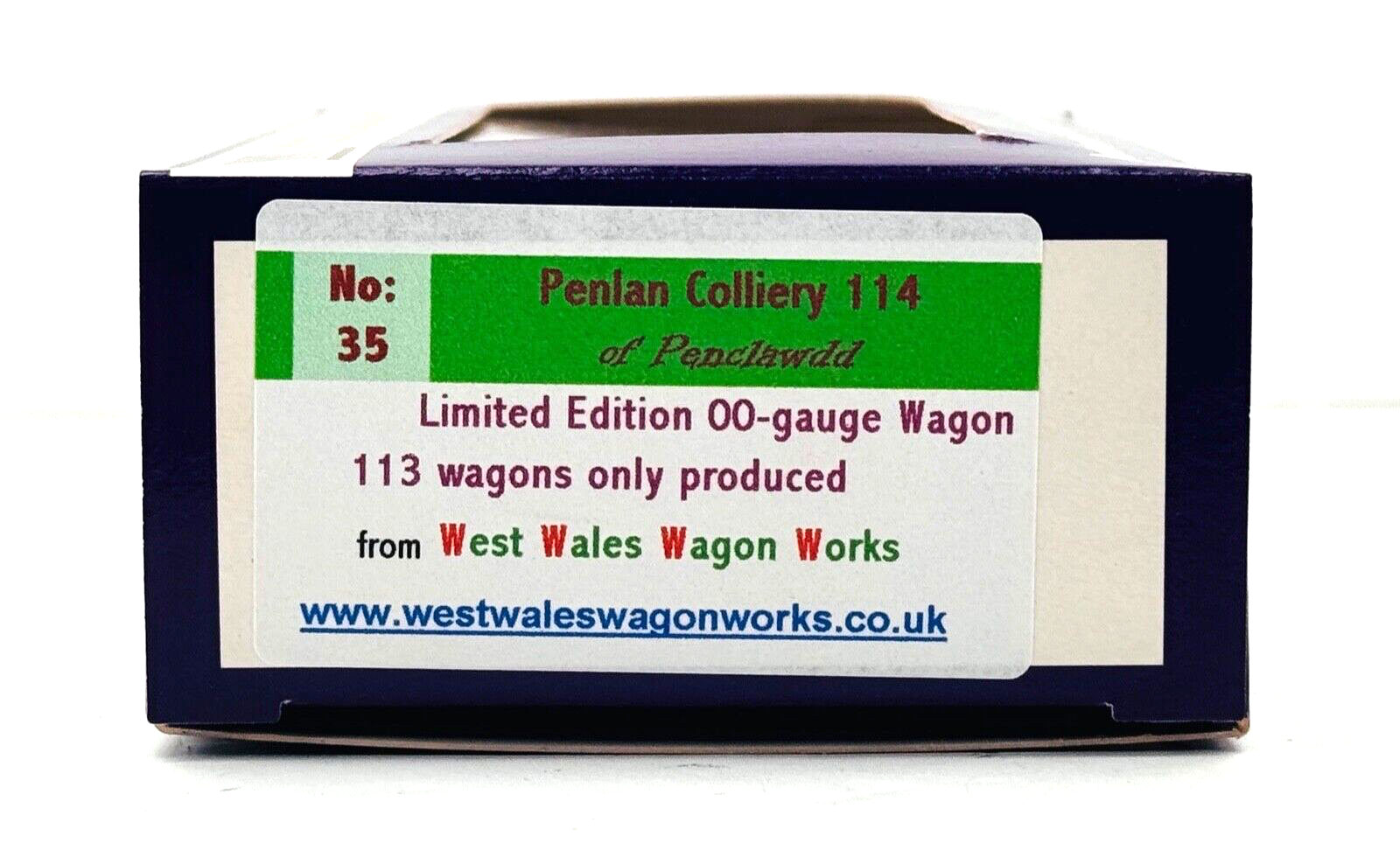 DAPOL 00 GAUGE - PENLAN COLLIERY PENCLAWDD WAGON NO.114 (LIMITED EDITION)