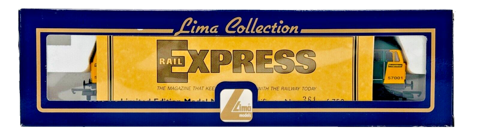 LIMA 00 GAUGE - L204649 - CLASS 57 DIESEL LOCOMOTIVE 57001 FREIGHTLINER LTD ED