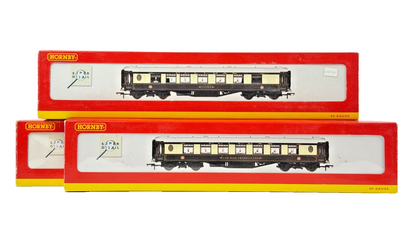 HORNBY OO GAUGE - R4143A/R4144A/R4145A - RAKE OF ASSORTED PULLMAN COACHES BOXED