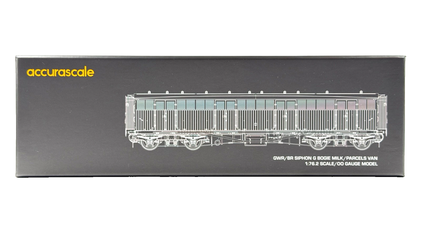 ACCURASCALE OO GAUGE - ACC2422 - SIPHON G VAN (REBUILT) BR BLUE NEWSPAPERS W1047