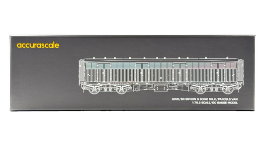 ACCURASCALE OO GAUGE - ACC2422 - SIPHON G VAN (REBUILT) BR BLUE NEWSPAPERS W1047