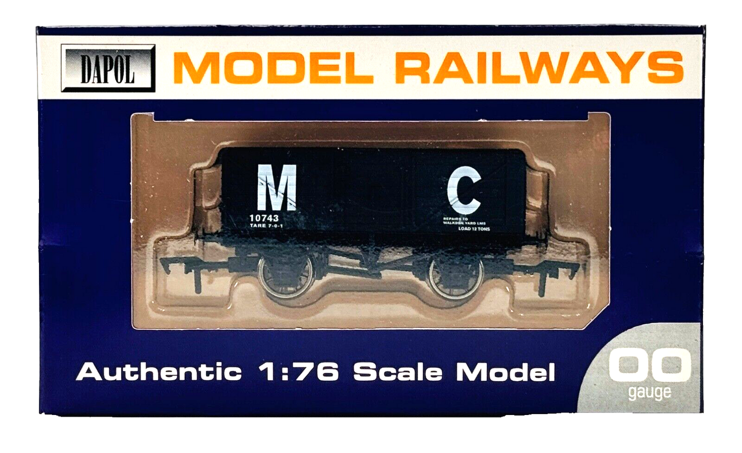 DAPOL 00 GAUGE - MANCHESTER COLLIERIES WAGON NUMBER 10743 (LIMITED EDITION)