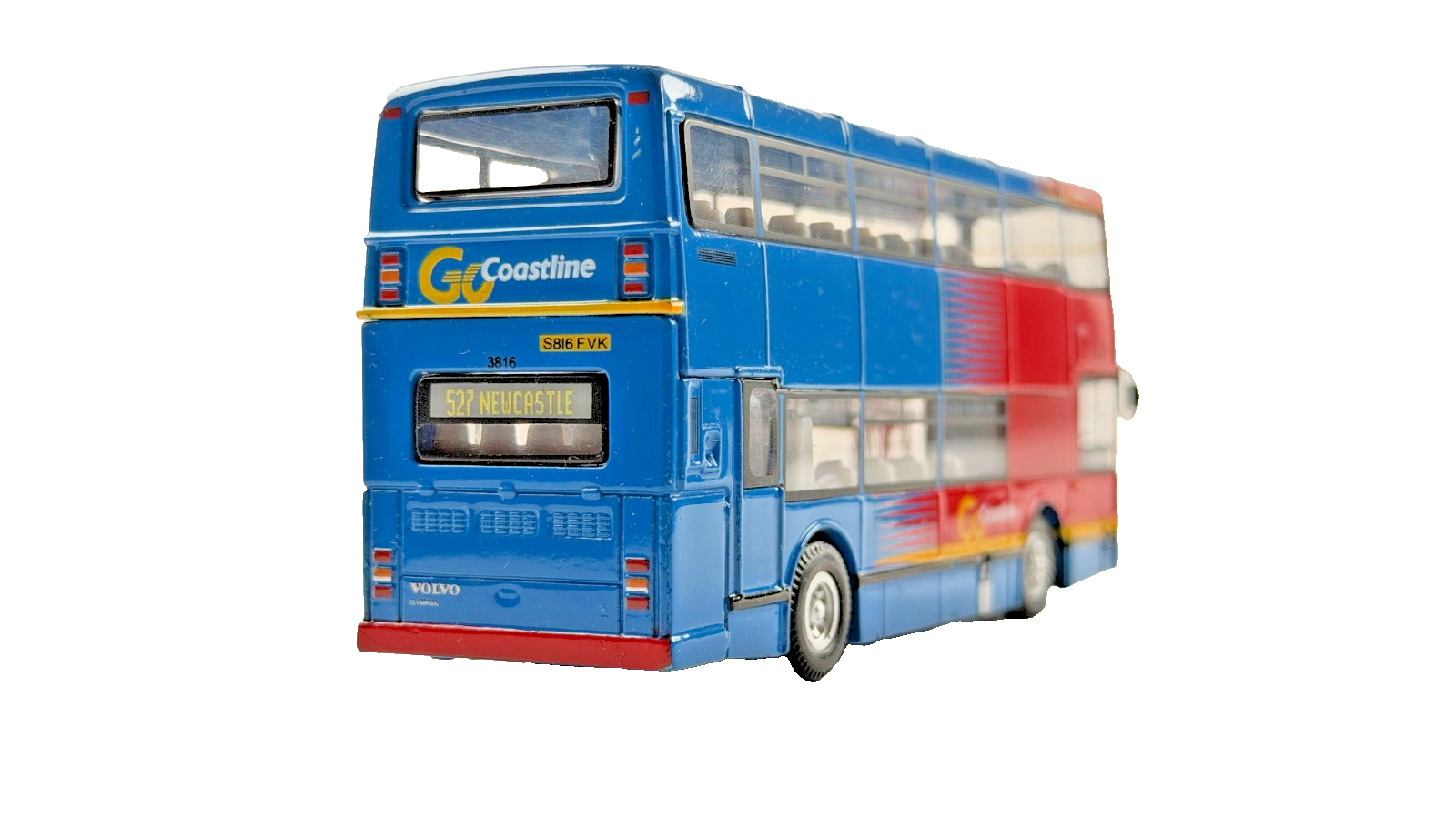 CORGI 1/76 SCALE - PLAXTON PALATINE GO COASTLINE NEWCASTLE BUS UNBOXED