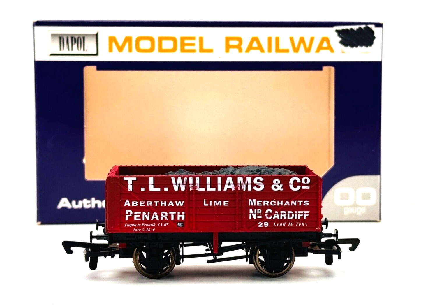 DAPOL 00 GAUGE - T.L WILLIAMS & CO PENARTH 7 PLANK WAGON NO.29 (LIMITED EDITION)