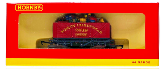 HORNBY 00 GAUGE - R6932 - 7 PLANK WAGON 'CHRISTMAS 2019' - MINT BOXED RARITY NEW