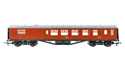 SILVER FOX MODELS OO GAUGE - GNRI NORTHERN IRISH RAIL B8 BUFFET CAR MAHOGANY 266