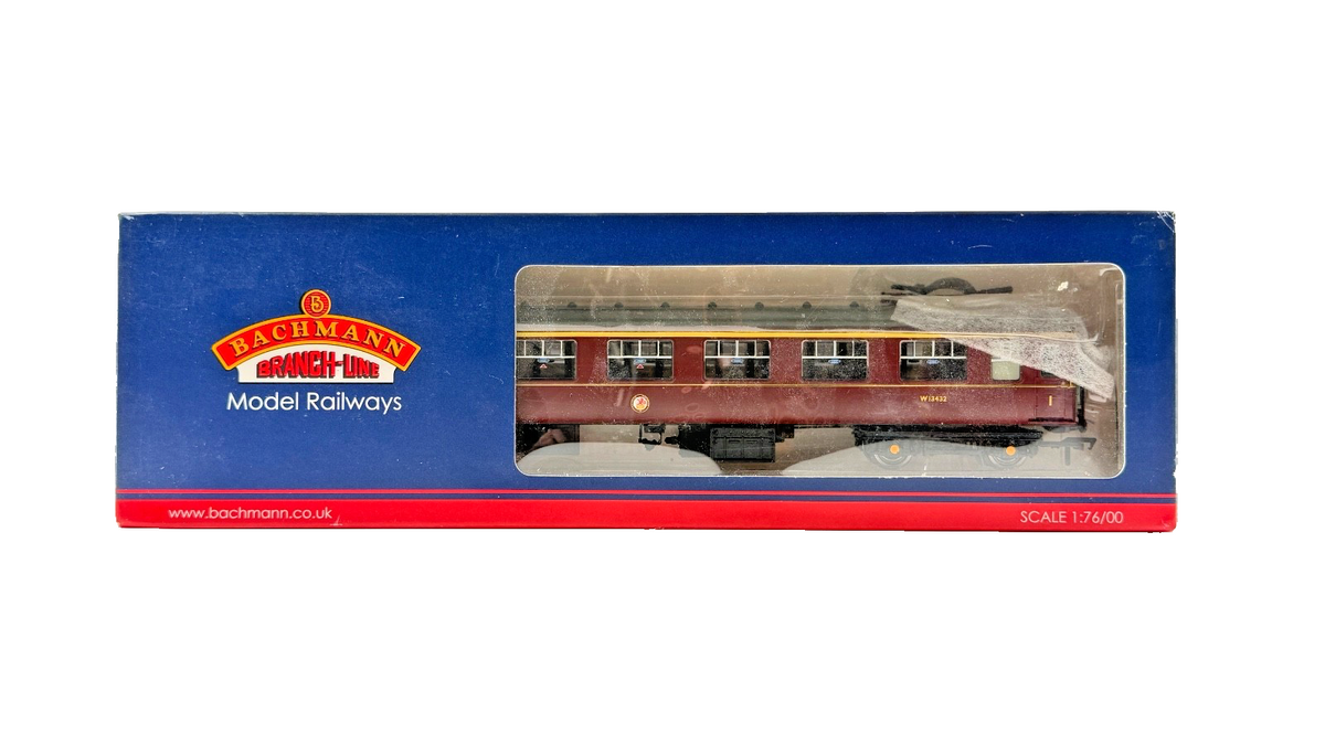 BACHMANN OO GAUGE - 39-332A - BR MK2 FK COACH FIRST CORRIDOR MAROON BOXED