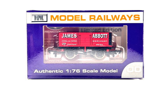 DAPOL 00 GAUGE - JAMES ABBOTT COAL COKE MERCHANT POTTON BEDS (LIMITED EDITION)
