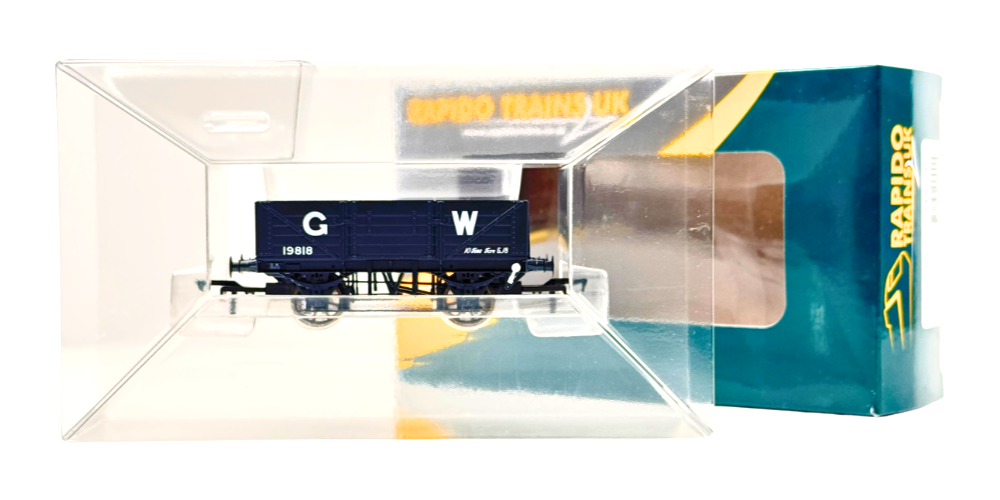 RAPIDO 00 GAUGE - 943004 - DIAGRAM O11 OPEN A GWR GREY NO.19818 - BOXED