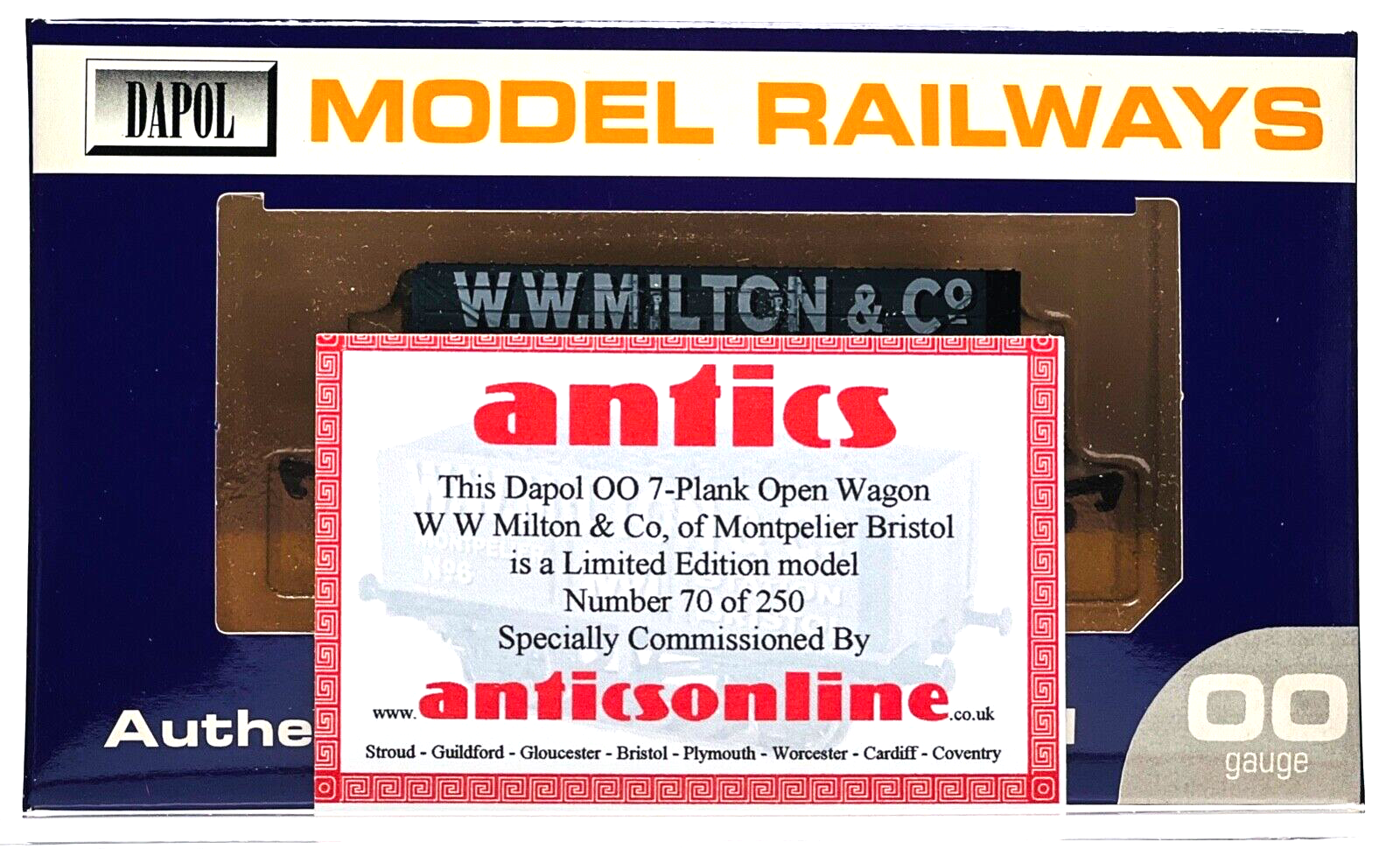 DAPOL 00 GAUGE - W.W MILTON & CO MONTPELIER STATION BRISTOL 6 (LIMITED EDITION)