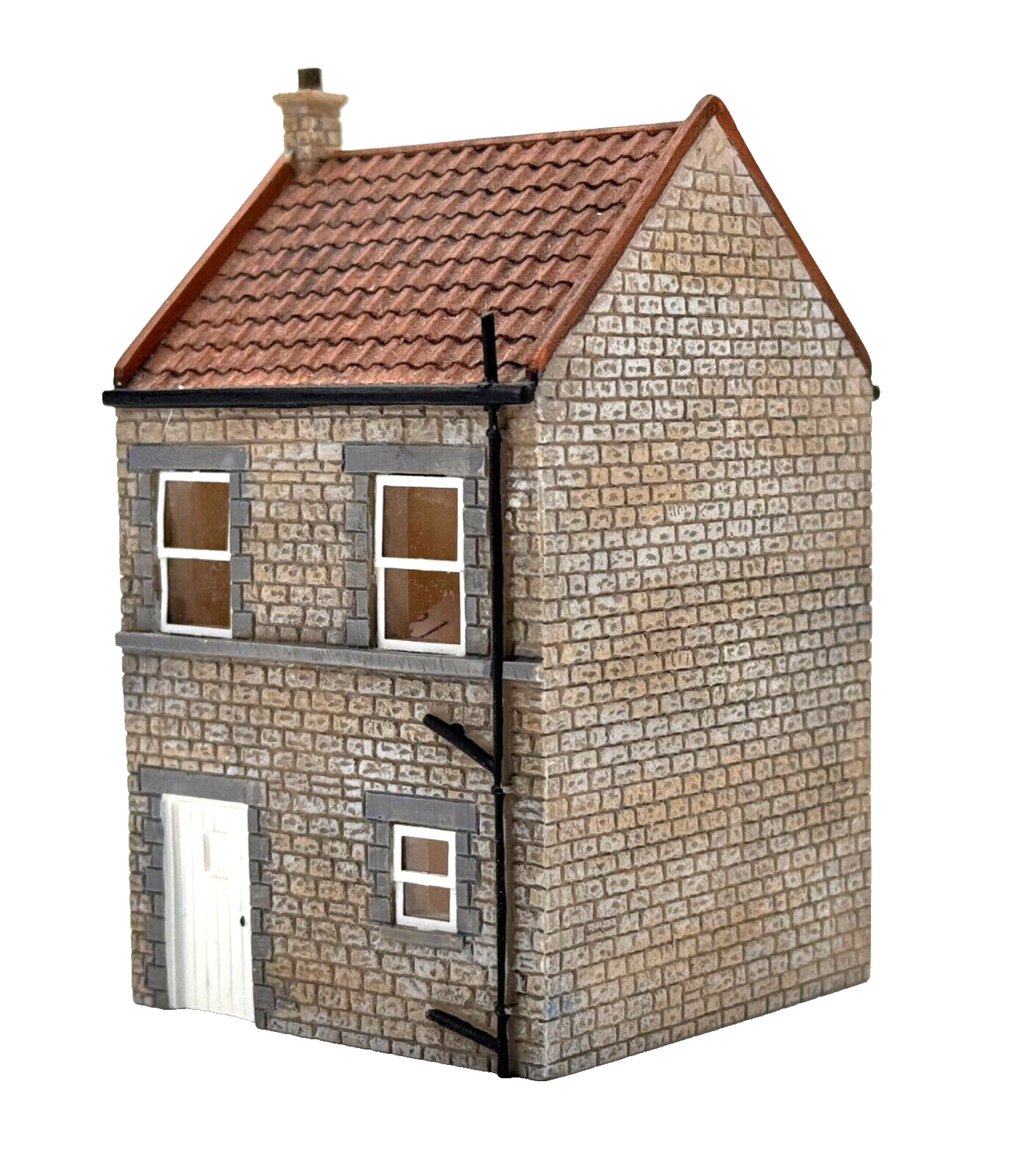 HORNBY 00 GAUGE SKALEDALE - R9722 - BAY TERRACED HOUSE - UNBOXED