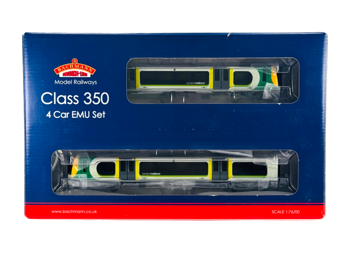 BACHMANN 00 GAUGE - 31-031 - CLASS 350/2 DESIRO FOUR CAR EMU LONDON MIDLAND