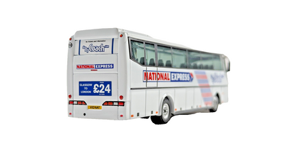 CORGI 1/76 SCALE - BOVA FUTURA NATIONAL EXPRESS "GO BY COACH.COM" UNBOXED