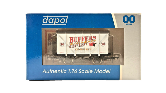 DAPOL 00 GAUGE - BUFFERS MODEL RAILWAYS AXMINSTER VENT VAN (LIMITED EDITION)
