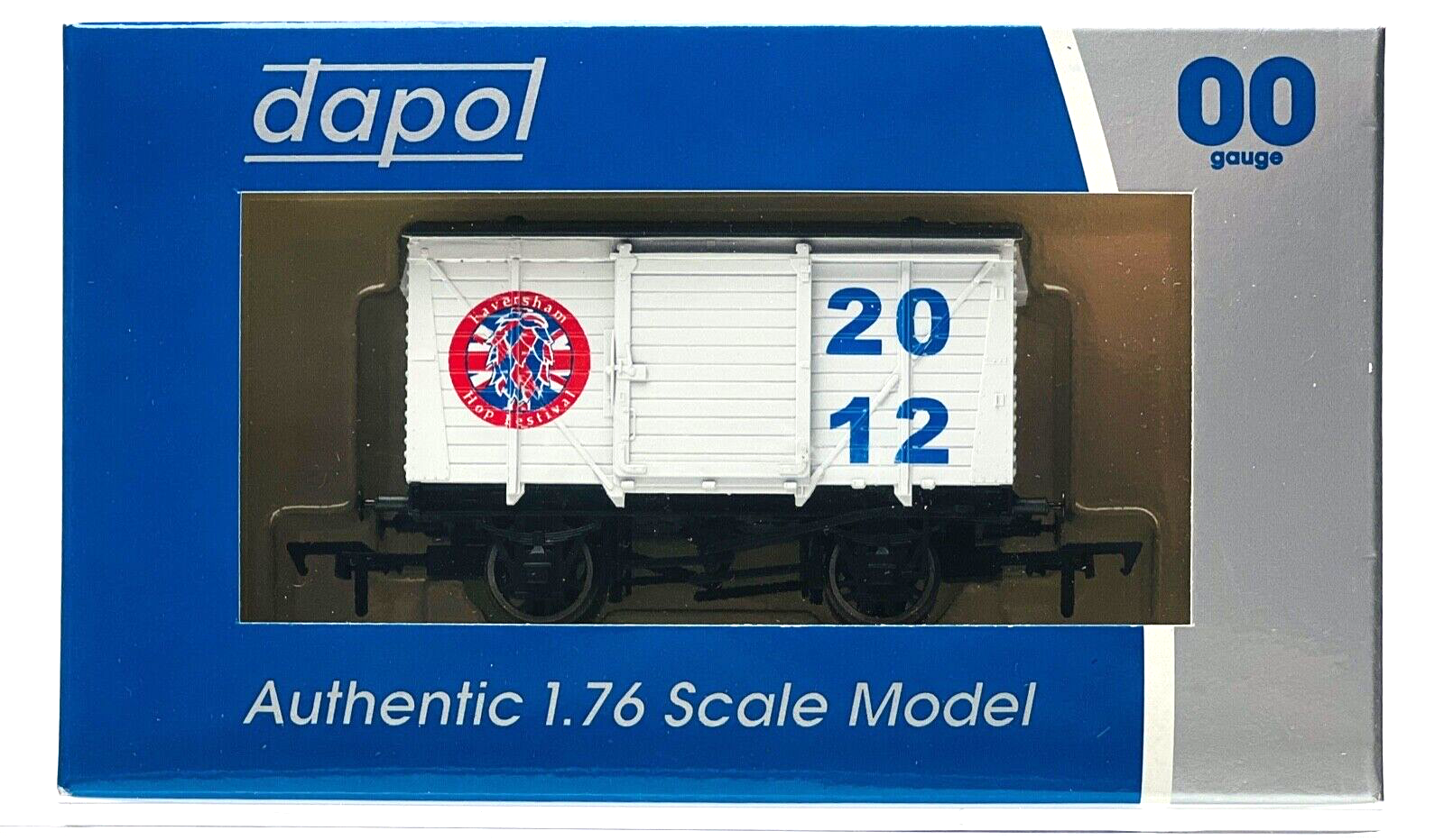 DAPOL 00 GAUGE - FAVERSHAM HOP FESTIVAL VENT VAN 2012 WHITE (LIMITED EDITION)