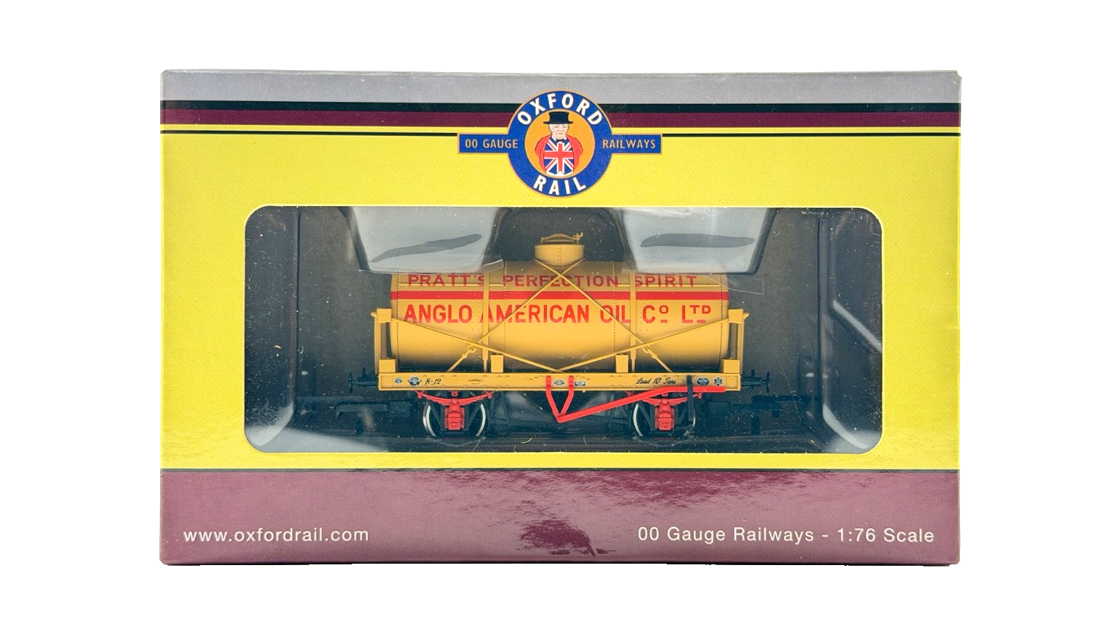 OXFORD RAIL OO GAUGE - OR76TK2011 - 12T TANK WAGON PRATT'S PERFECTION SPIRIT 795